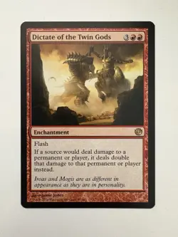 Dictate of the Twin Gods MTG Magic the Gathering Card NM Near Mint JOU - Image 1