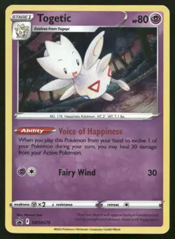 Togetic - Promo SWSH: Sword & Shield Promo Cards SWSH276 NM - Image 1