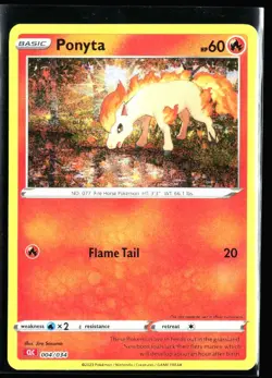 2023 Classic Collection Charizard Deck Ponyta #004 Holo Pokemon Card - Image 1
