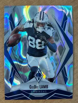 2025 CeeDee Lamb Phoenix Light Blue Lava /325 Silver Lava & Base - 3 Card Lot - Image 4