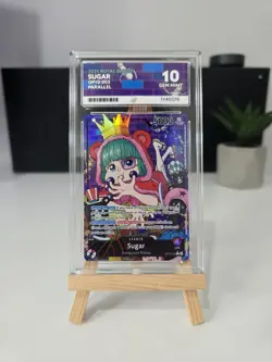Sugar OP10-003 Leader Foil Parralel Royal Blood Alt Art PSA One Piece ACE 10 - Image 1