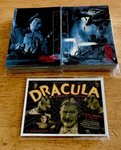 Monsters Of The Silver Screen Trading Card Set Of 90 Plus S1-S10 Sticker Set - Image 1