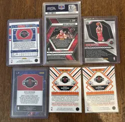 Reed Sheppard Rookie Card Lot PSA 9 Mosaic Reactive Yellow + Prizm NBA RC - Image 4