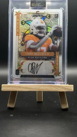 2026 Wild Card 5 Card Draw Chris Brazzell II Black Tie Edition Joker 1/1 Auto - Image 1