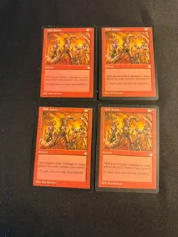x4 Mob Justice [Stronghold] 4x Magic MTG Cards LP - Image 1