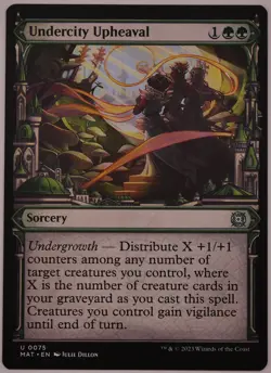 Undercity Upheaval Showcase MAT 75 MTG +1 Counter Spell - Image 1