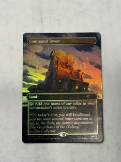 MTG Command Tower 0001 Marvel Super Heroes Exclusive Promo Foil 2026 NM - Image 1