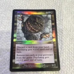 Wizards of the Coast MTG Psychatog Odyssey English Foil Rare #292/350 - Image 1