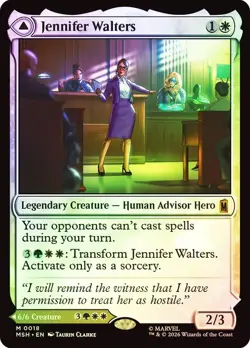 Jennifer Walters Foil Marvel Super Heroes NM MTG - Image 1