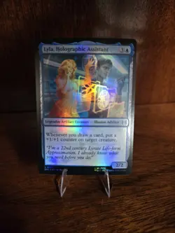 Lyla, Holographic Assistant 7 Marvel's Spider-Man: Eternal-Legal MTG Foil NM - Image 1