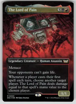 The Lord of Pain (Borderless) Foil Commander: Duskmourn House of Horror 3 MTG NM - Image 1