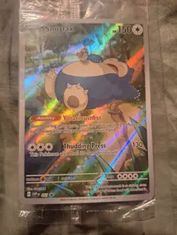 Snorlax 051 Sv: Scarlet & Violet Promo Cards Holo still in original packaging - Image 3