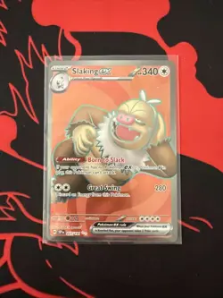 Slaking ex 227/191 Ultra Rare Surging Sparks Pokemon Near Mint - Image 1