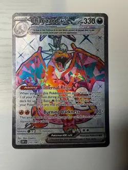 Pokemon TCG Sv03: Obsidian Flames Charizard EX Ultra Rare Holo English 215/197 - Image 1
