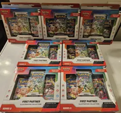 Pokemon TCG First Partner Series 2, Brand New Sealed, Lot Of 7 - Image 1