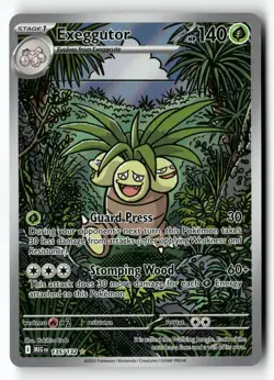 Exeggutor 135/132 Illustration Rare Mega Evolution Pokemon Near Mint - Image 1