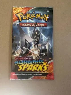 Pokemon Scarlet & Violet Surging Spark Factory Sealed Booster Pack w/10 Cards - Image 1