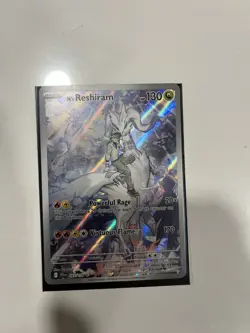 Pokemon N's Reshiram 167/159 SV09 Journey Together Illustration Rare Holo FA - Image 1