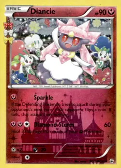 Diancie RC22/RC32 Uncommon Generations Pokemon Lightly Played - Image 1