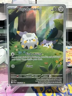 Pokemon Togedemaru 104/094 Phantasmal Flames Illustration Rare NM - Image 1