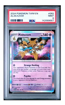 2024 POKEMON TWM EN-TWILIGHT MASQUERADE ALAKAZAM 082 - Image 1