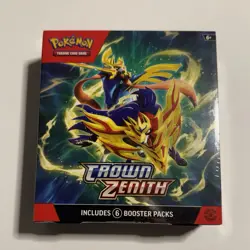 Pokemon TCG Crown Zenith Booster Bundle - 6 Packs SEALED 820650858963 - Image 1