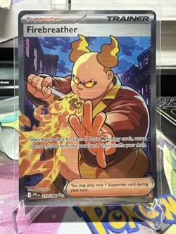 Pokemon Firebreather 119/094 Phantasmal Flames Ultra Rare NM - Image 1
