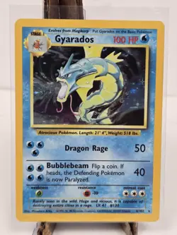 1999 Pokemon WOTC Base Set Gyarados 6/102 Holo Rare NM/VLP - Image 1