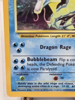 1999 Pokemon WOTC Base Set Gyarados 6/102 Holo Rare NM/VLP - Image 5