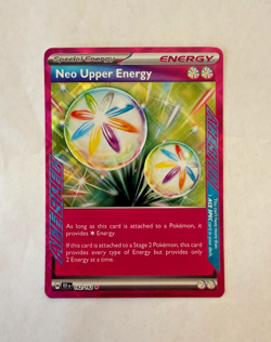 Neo Upper Energy 162/162 - Pokemon TCG Temporal Forces ACE SPEC Rare!!! - Image 1