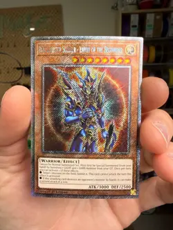 YuGiOh BLACK LUSTER SOLDIER - ENVOY OF THE BEGINNING Platinum Secret RA03-EN132 - Image 1