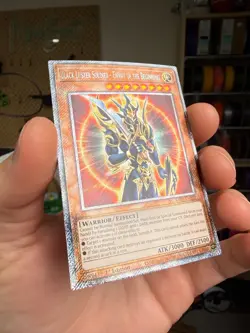 YuGiOh BLACK LUSTER SOLDIER - ENVOY OF THE BEGINNING Platinum Secret RA03-EN132 - Image 2