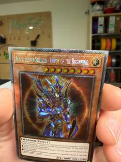 YuGiOh BLACK LUSTER SOLDIER - ENVOY OF THE BEGINNING Platinum Secret RA03-EN132 - Image 3