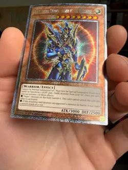 YuGiOh BLACK LUSTER SOLDIER - ENVOY OF THE BEGINNING Platinum Secret RA03-EN132 - Image 4