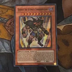 Yu-Gi-Oh! Exodius the Ultimate Forbidden Lord Ultra Rare Foil Ltd CT07-EN024 EN - Image 1