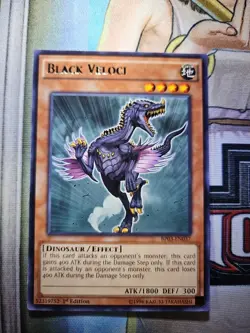 Yu-Gi-Oh Black Veloci BP03-EN037 Rare 1st Edition NM - Image 1