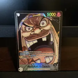Marshall D. Teach OP09-081 Leader ALT ART (Parallel) - Emperors in the New World - Image 1