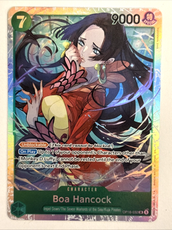 One Piece The Time of Battle OP16-032 Boa Hancock Super Rare FOIL English - Image 1