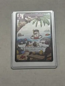 SDCC 2025 Comic Con NEW! Pudgy Penguin Vibes TCG Spring Break Promo Card - Image 1