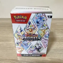 Pokemon TCG Prismatic Evolutions Booster Bundle Box 6 Packs English 2025 Eevee - Image 1