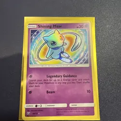 2017 Pokemon SHINING MEW Legends HOLO RARE Sun & Moon SHINY Set Card 40/73 LP - Image 1