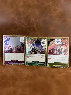 One Piece TCG Card Lot Of 3 English OP08-077 OP11-114 OP12-037 - Image 1