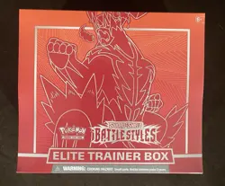 Pokemon TCG Battle Styles Elite Trainer Box ETB New Sealed Red - Image 1