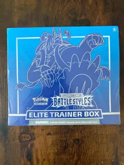 NEW & SEALED SW&SH BATTLE STYLES ELITE TRAINER BOX ETB BLUE POKEMON TCG - Image 1