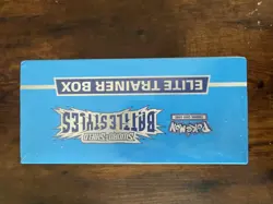 NEW & SEALED SW&SH BATTLE STYLES ELITE TRAINER BOX ETB BLUE POKEMON TCG - Image 5