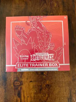 NEW & SEALED SW&SH BATTLE STYLES ELITE TRAINER BOX ETB RED POKEMON TCG - Image 1