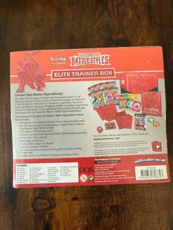 NEW & SEALED SW&SH BATTLE STYLES ELITE TRAINER BOX ETB RED POKEMON TCG - Image 2