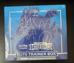NEW & SEALED SW&SH BATTLE STYLES ELITE TRAINER BOX ETB BLUE POKEMON TCG - Image 1