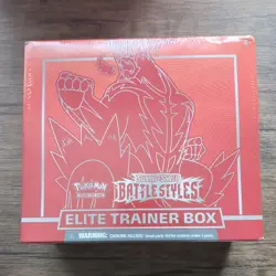 NEW & SEALED SW&SH BATTLE STYLES ELITE TRAINER BOX ETB RED POKEMON TCG - Image 1