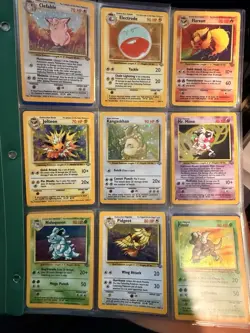 100% Complete Jungle Set 64/64 WOTC Vintage Pokemon Cards HOLO 1999 - Image 1